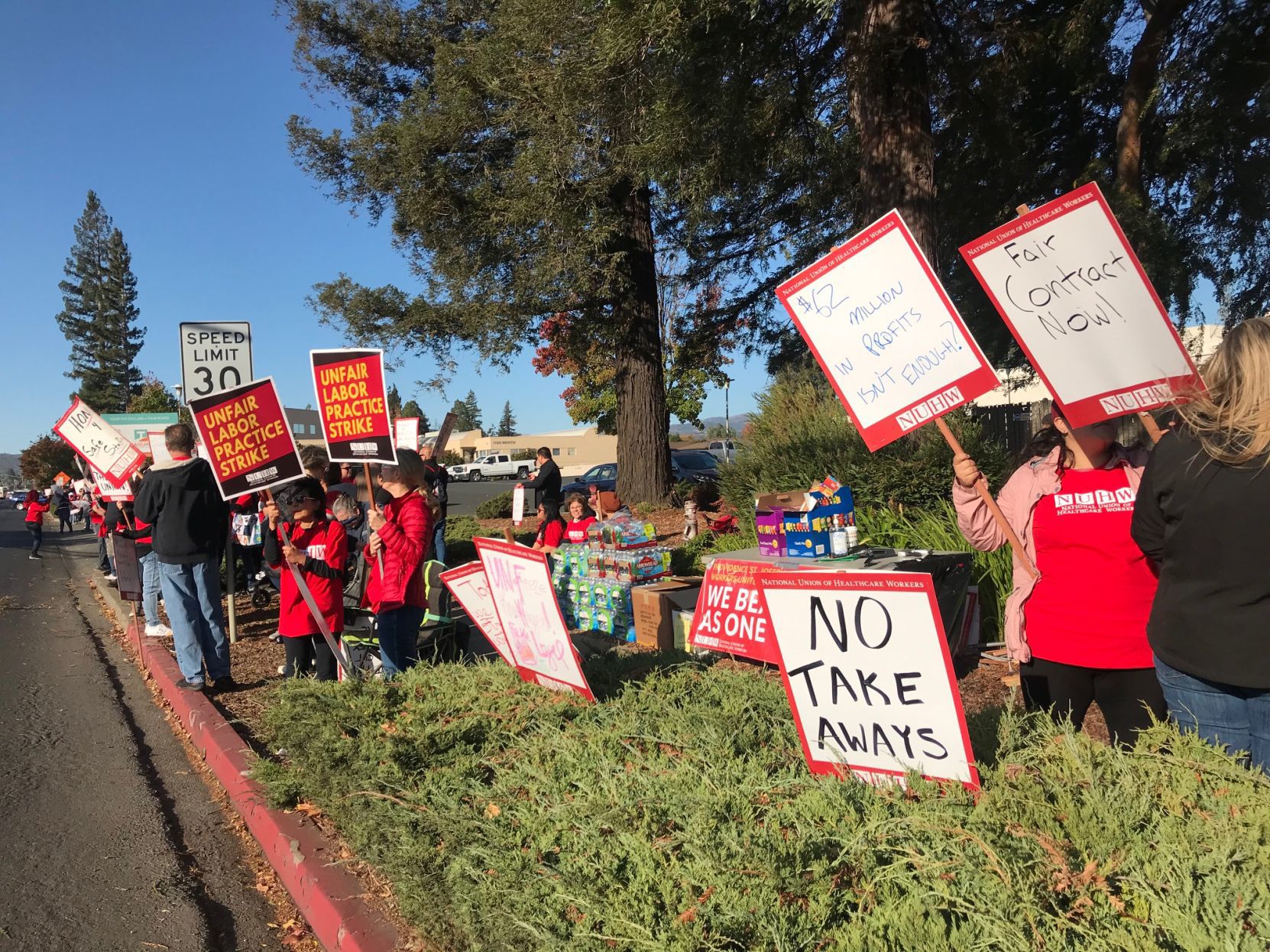 Queen of the Valley Medical Center strike 2019